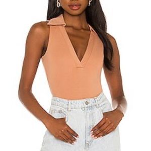 Iona Bodysuit in Camel - NBD brand